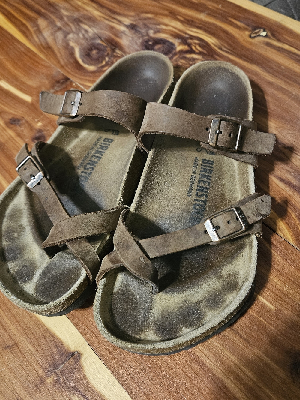 Birkenstock Brown Suede Mayari Sandals